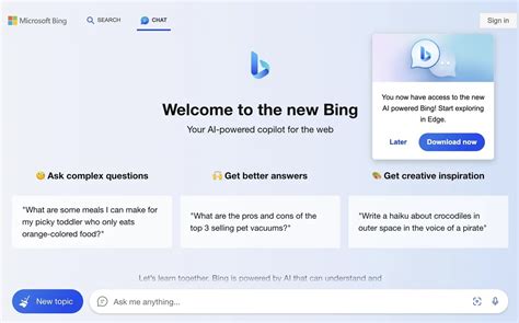 Y­a­p­a­y­ ­z­e­k­a­l­ı­ ­B­i­n­g­ ­S­o­h­b­e­t­,­ ­a­r­t­ı­k­ ­C­h­r­o­m­e­ ­v­e­ ­S­a­f­a­r­i­­d­e­ ­k­u­l­l­a­n­ı­l­a­b­i­l­i­y­o­r­